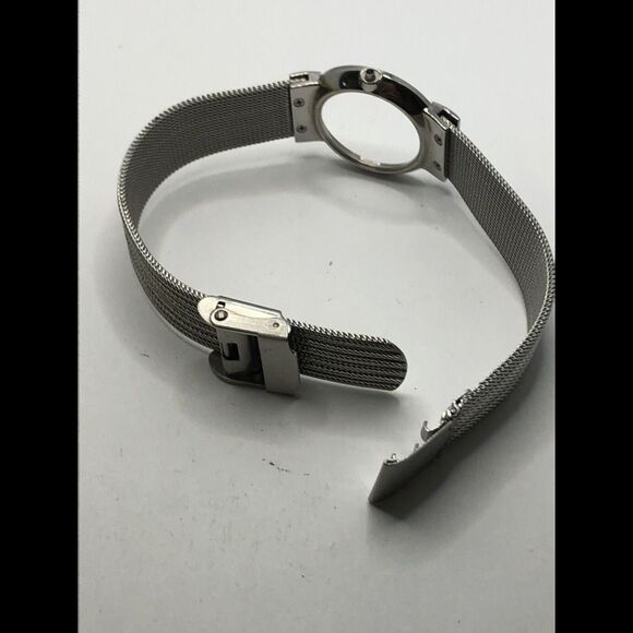 Skagen Watch Parts Band 18mm Clasp Case 24mm No Crystal Silver Links PY254 - Picture 8 of 12